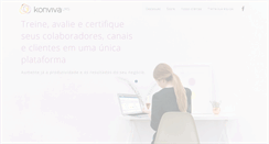 Desktop Screenshot of konviva.com.br